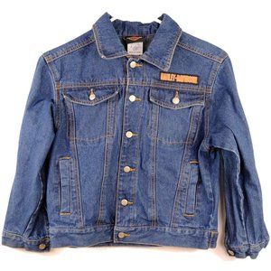 Child's Harley-Davidson Denim Jean Jacket SZ 8/10